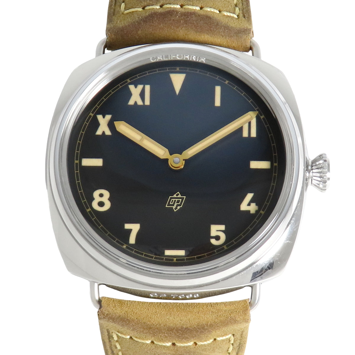 PAM00424 Radiomir California Leather/SS Hand-wound Black