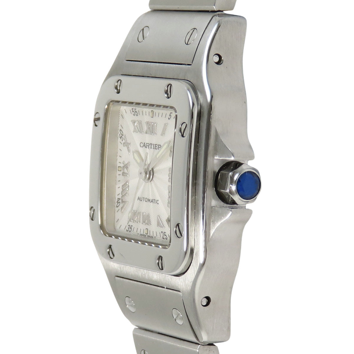 Santos Galbe SM SS White Automatic Women's