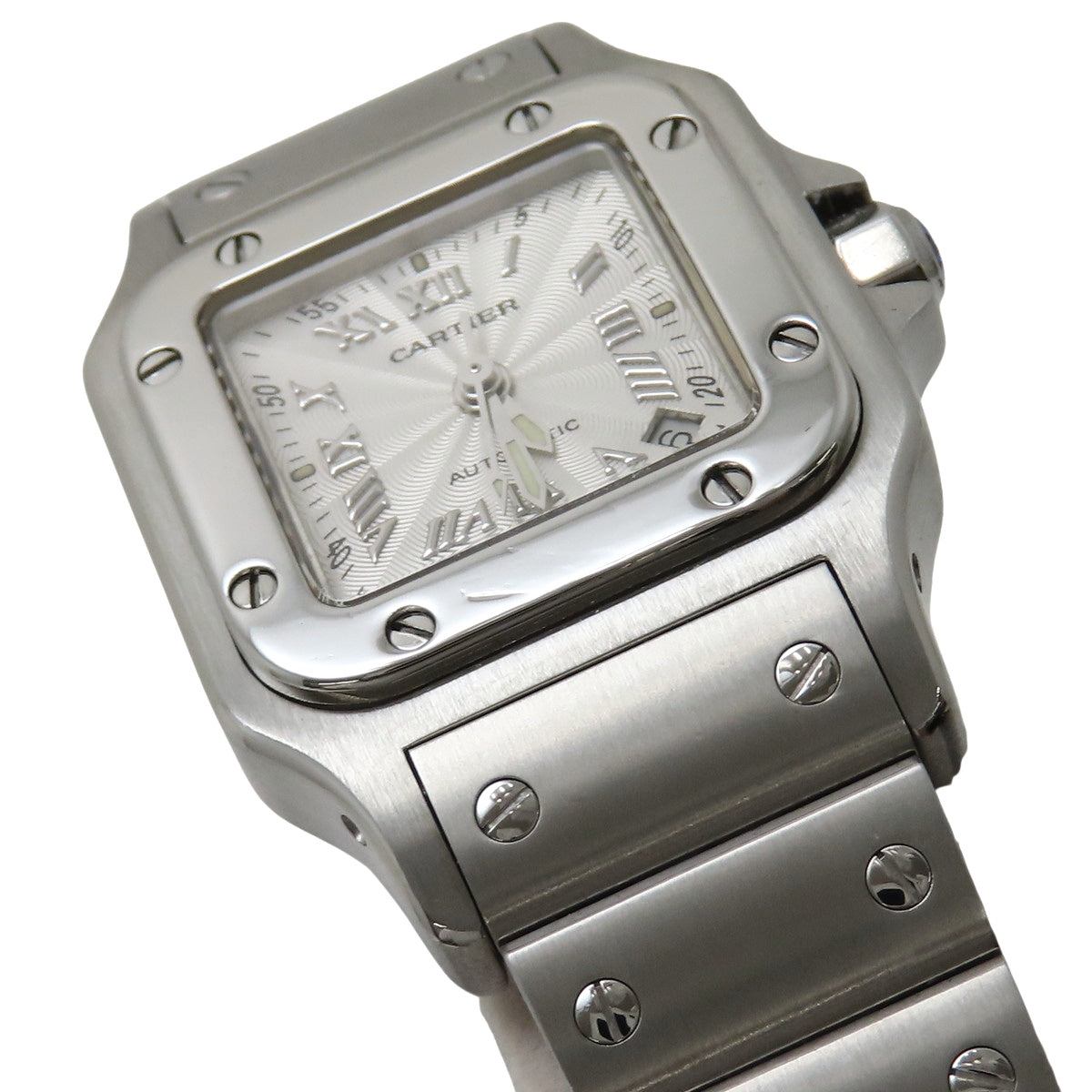 Santos Galbe SM SS White Automatic Women's