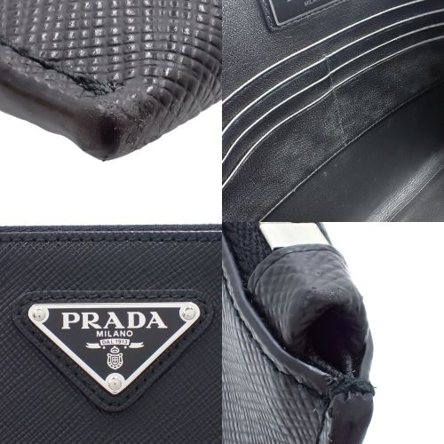 Saffiano Leather NERO (Black) 2NG001 PN9 F0002 Clutch Bag