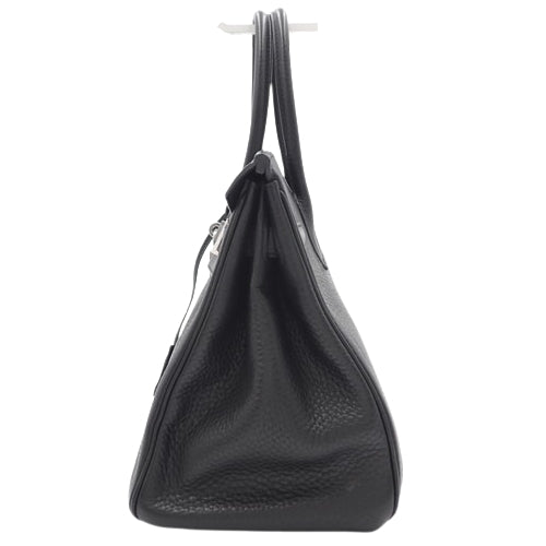 Taurillon Clemence 皮革 Birkin 30 包,配以钯金配件和 L 字样印记