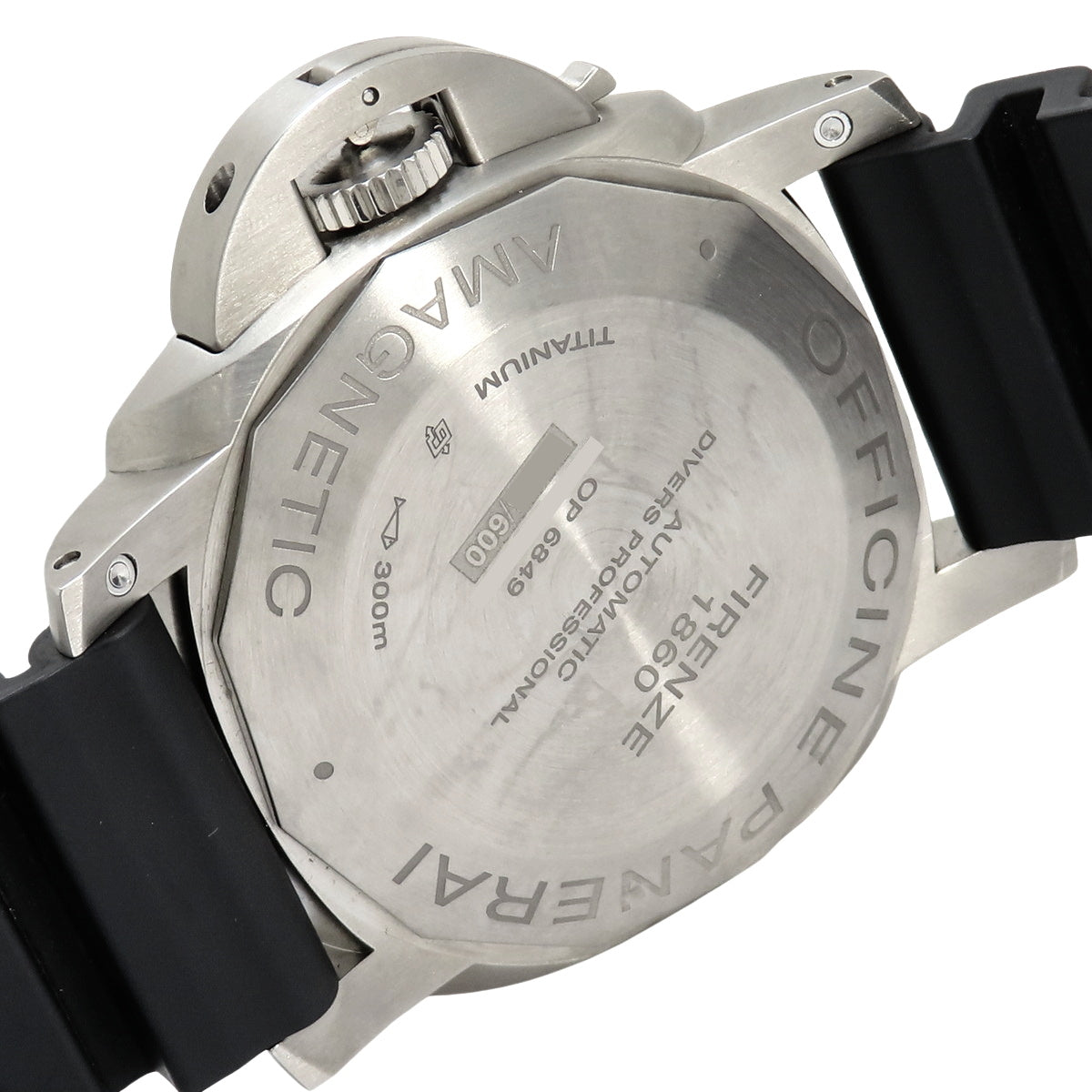 PAM00389 Luminor Submersible 1950 TI/Rubber Automatic Black