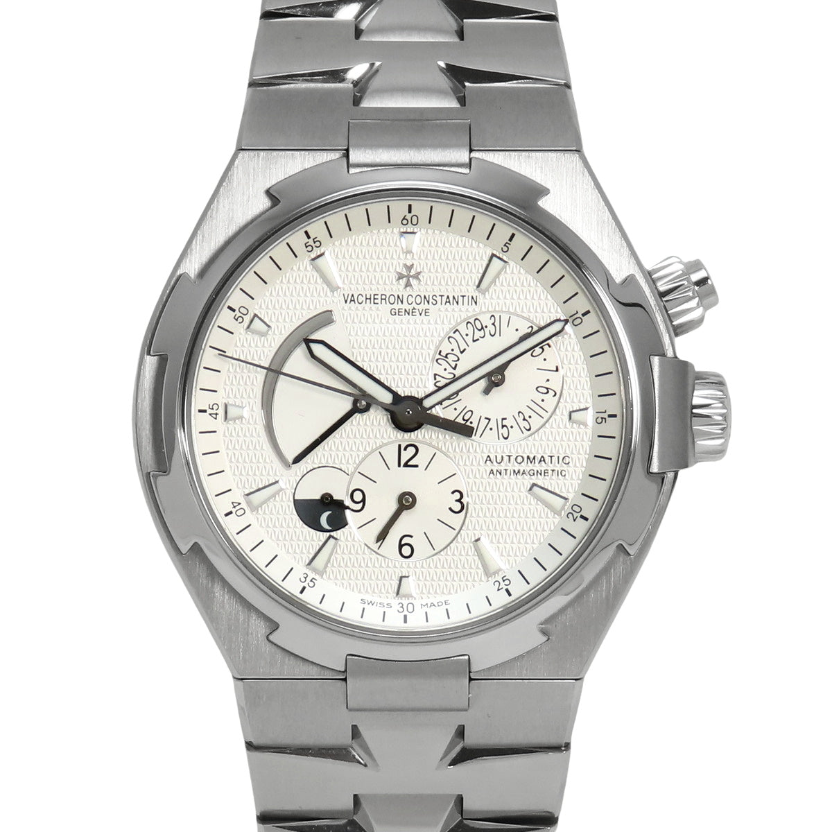 47450/B01A-9226 Overseas Dual Time Stainless Steel Automatic Silver