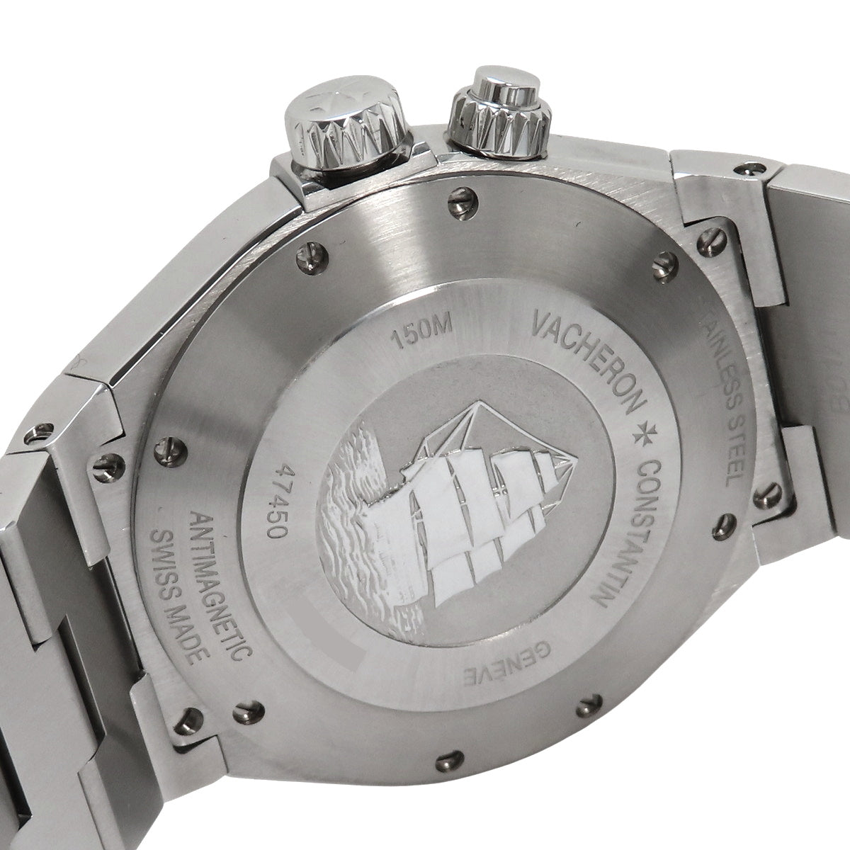 47450/B01A-9226 Overseas Dual Time Stainless Steel Automatic Silver