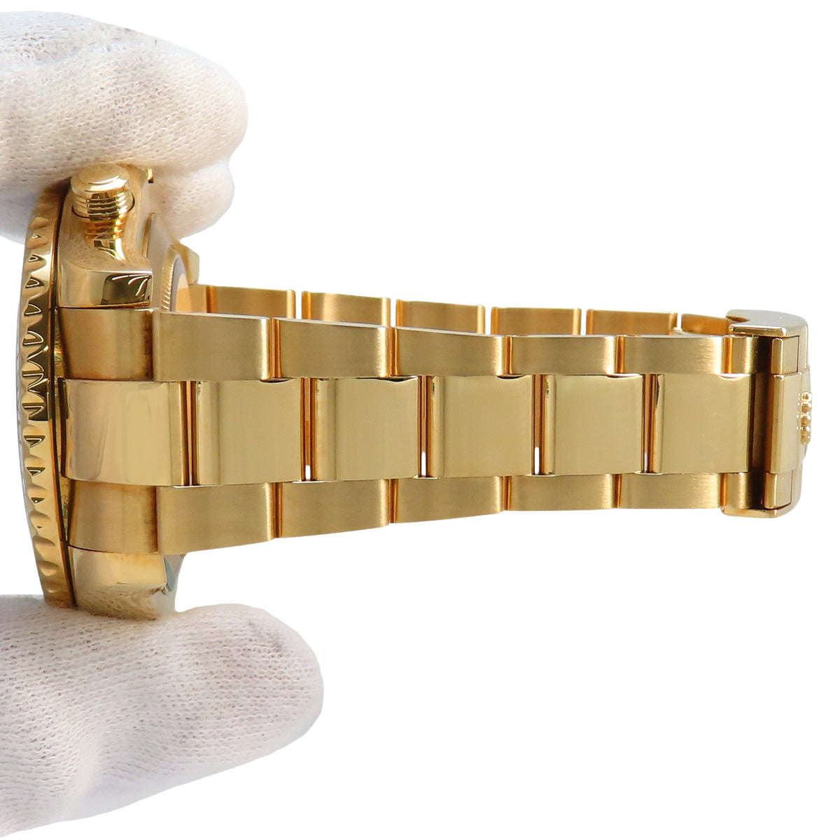 116688 Yacht-Master II YG, random serial number, automatic winding, white dial.