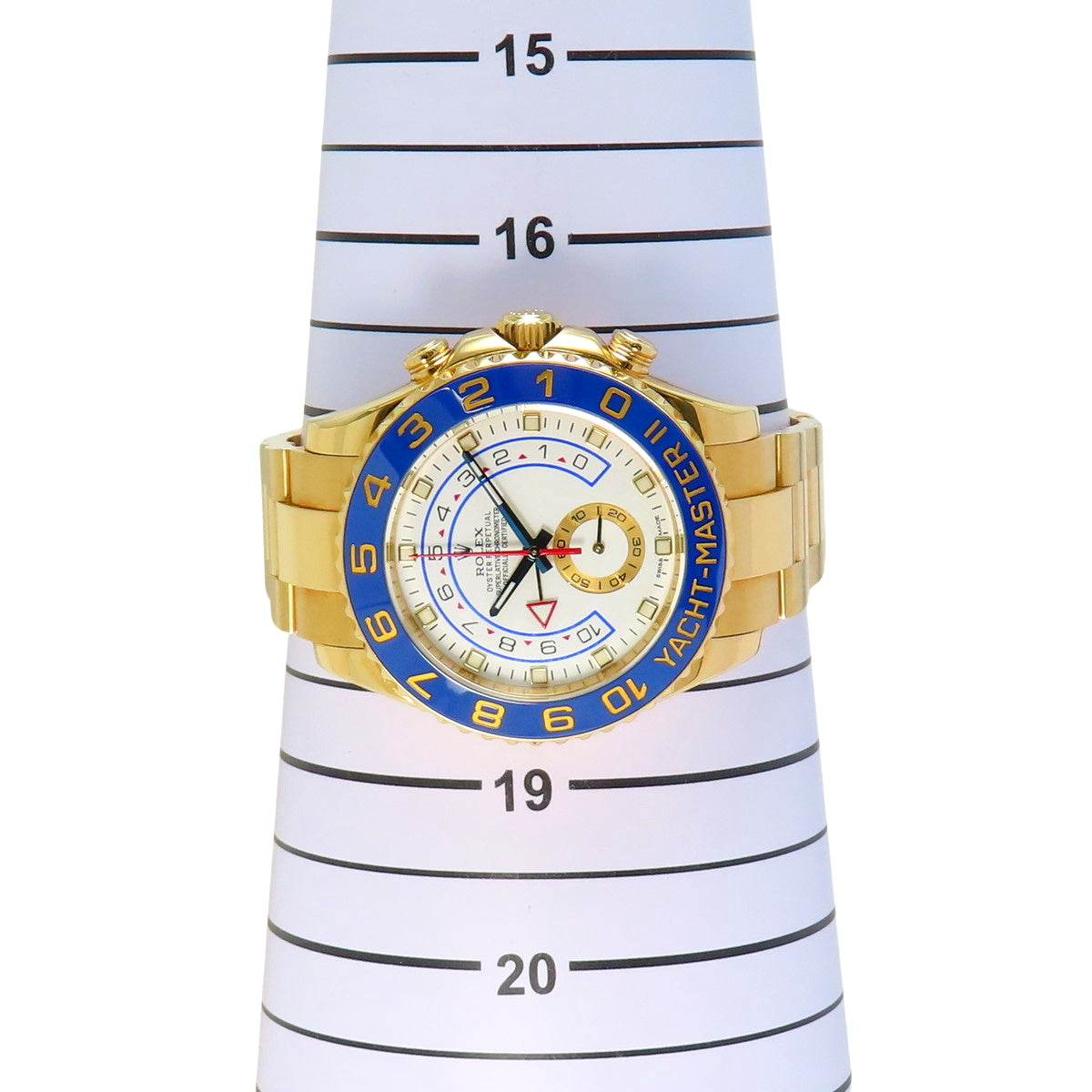 116688 Yacht-Master II YG, random serial number, automatic winding, white dial.