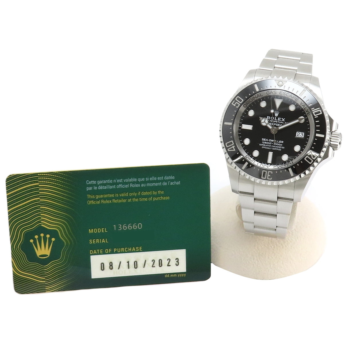 136660 Deepsea SS, random serial number, automatic winding, black.