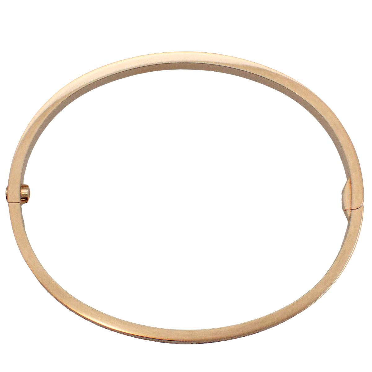 LOVE Bracelet, Small Model, Pavé Diamonds, 18K Pink Gold, PG