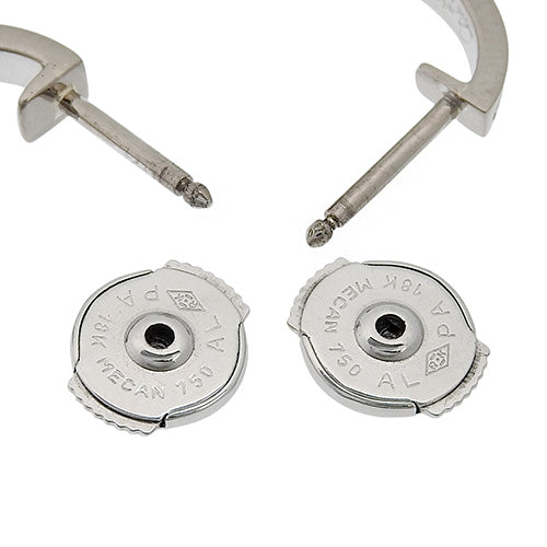 LOVE earrings in 18K white gold