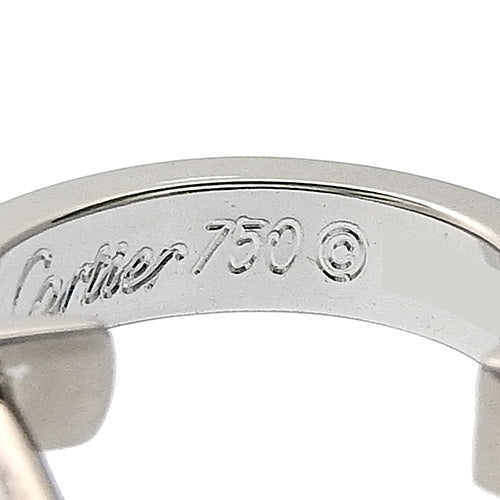 LOVE earrings in 18K white gold