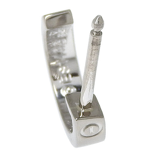 LOVE earrings in 18K white gold