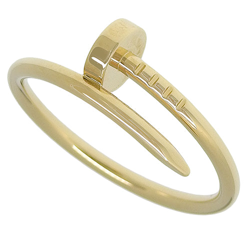 ジュスト アン クル リング スモールモデル イエローゴールド K18YG
