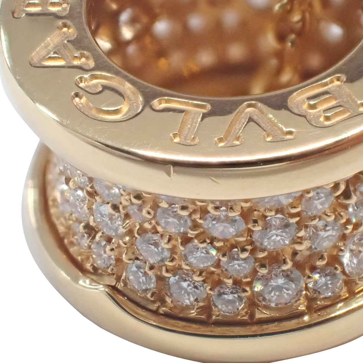 B.zero1 项链 钻石 K18 粉红金 PG