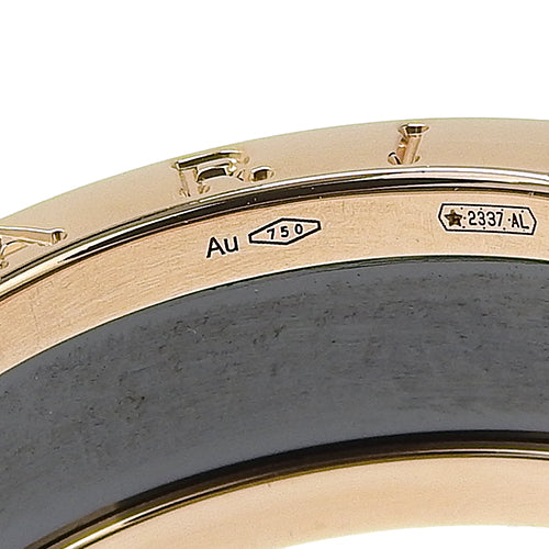 B.zero1 戒指 S K18 粉红金 PG 陶瓷