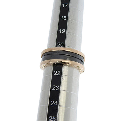 B.zero1 戒指 S K18 粉红金 PG 陶瓷