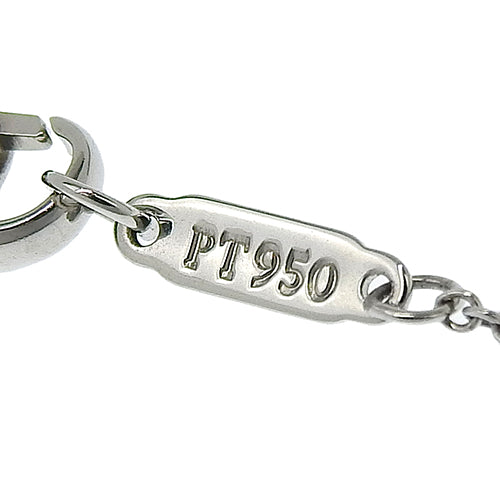 Jazz Graduated Drop Pendant with Diamond in Pt950 Platinum, 6PD