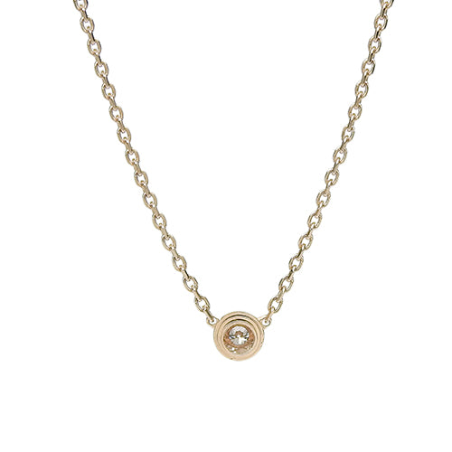 D'Amour Necklace XS Diamond Pink Gold K18PG Jewelry Accessory 1PD