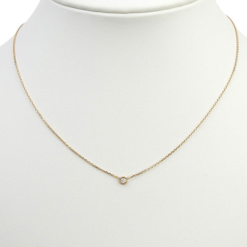D'Amour Necklace XS Diamond Pink Gold K18PG Jewelry Accessory 1PD