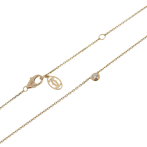 D'Amour Necklace XS Diamond Pink Gold K18PG Jewelry Accessory 1PD