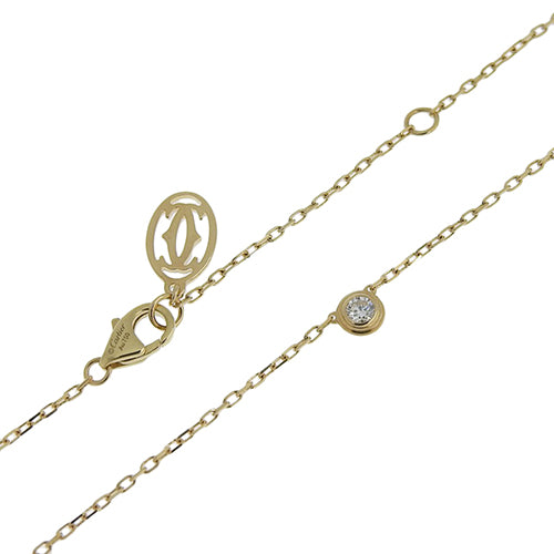 D'Amour Necklace SM Diamond Yellow Gold K18YG Jewelry Accessory 1PD