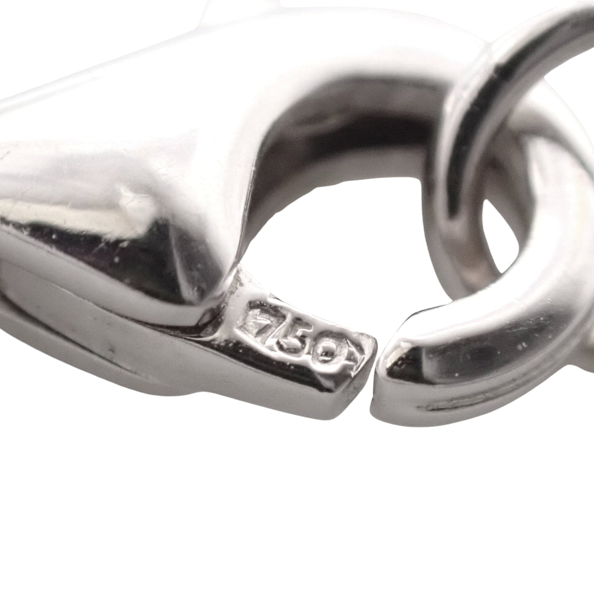 山茶花系列项链,中号款,钻石,18K 白金,白金