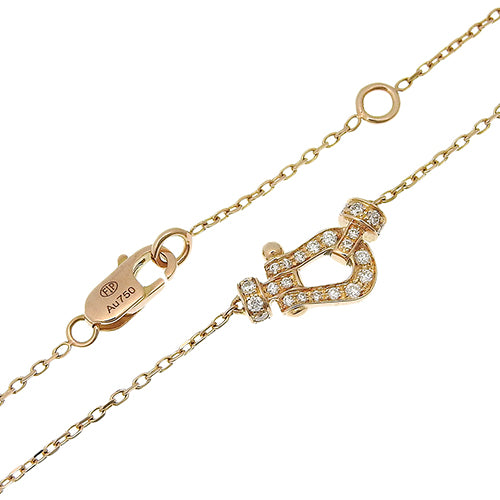 フォース10 ネックレス スモールモデル ダイヤモンド k18 PG