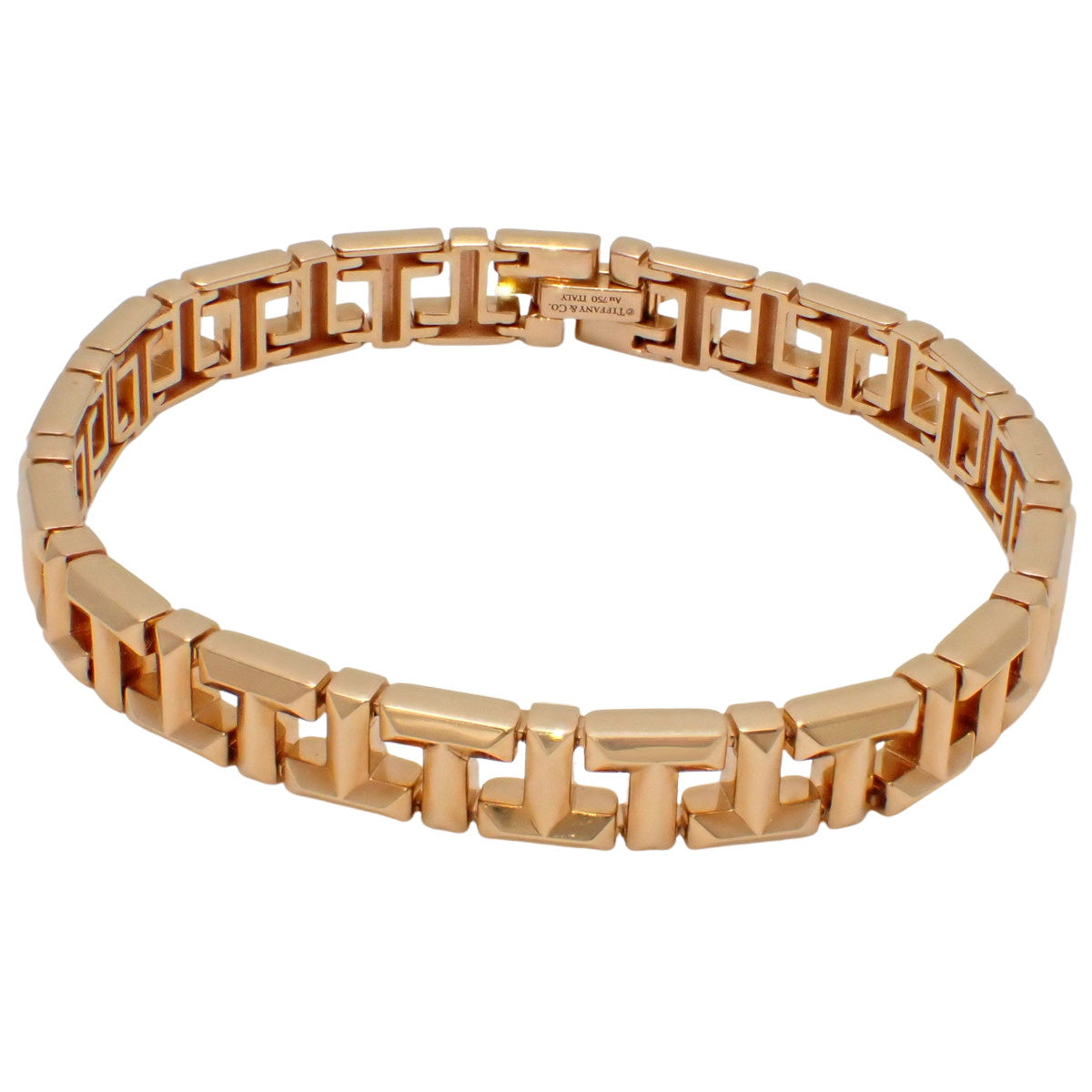 18K 玫瑰金和 PG 真窄手链