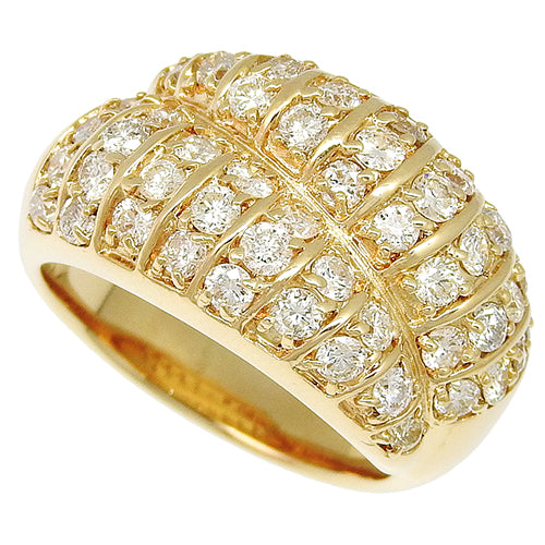 パヴェ ダイヤモンド リング D1.57 K18 YG