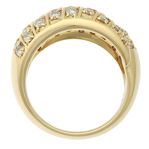 密钉钻石戒指 D1.57 K18 YG