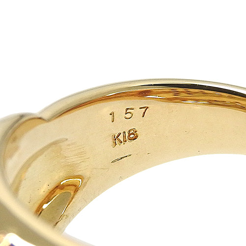 密钉钻石戒指 D1.57 K18 YG