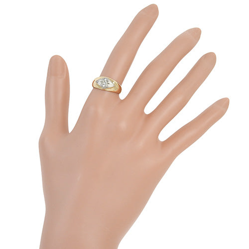 钻石戒指 D0.09 YG Pt