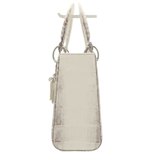 レディディオール Lady Dior スモール ヒマラヤ ビジュー 2WAY ショルダーバッグ 斜め掛け 肩掛け クロコダイル