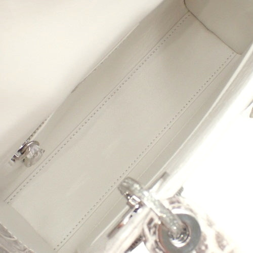レディディオール Lady Dior スモール ヒマラヤ ビジュー 2WAY ショルダーバッグ 斜め掛け 肩掛け クロコダイル