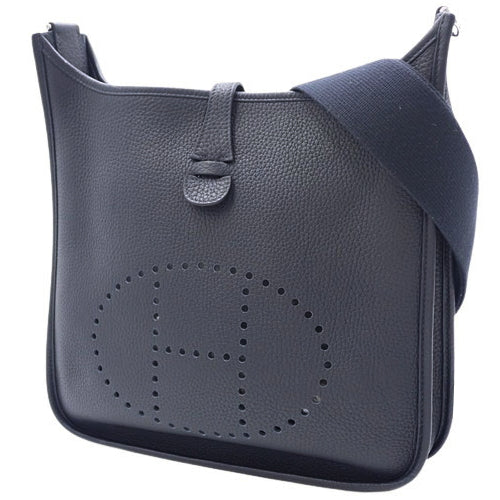 エブリン3PM エヴリン トリヨンクレマンス パラジウム金具 ブルーニュイ X刻印