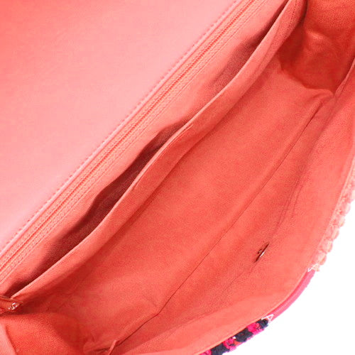 Coco Mark 链条单肩包 拼布单翻盖粗花呢皮革 A65468