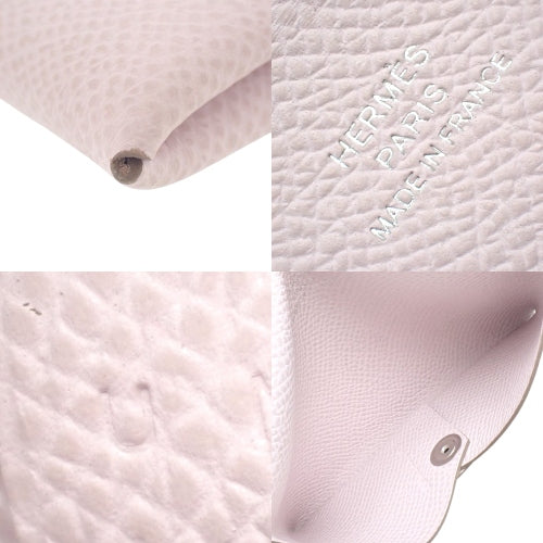 Cluny bag, Epsom calfskin, palladium hardware, Mauve Pale color, silver hardware, U stamp.