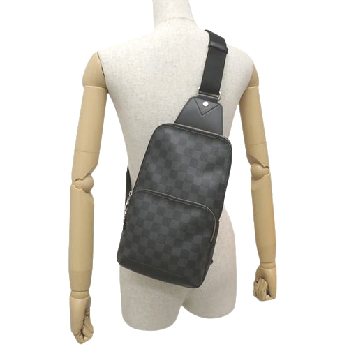Damier Graphite Avenue 斜挎包 Damier Graphite 帆布 N41719