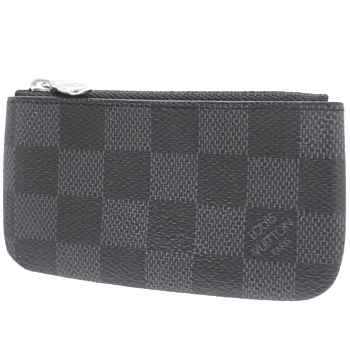 Damier Graphite 卡片钥匙包,配 Pochette Cle 钥匙扣,Damier Graphite 帆布,N60155