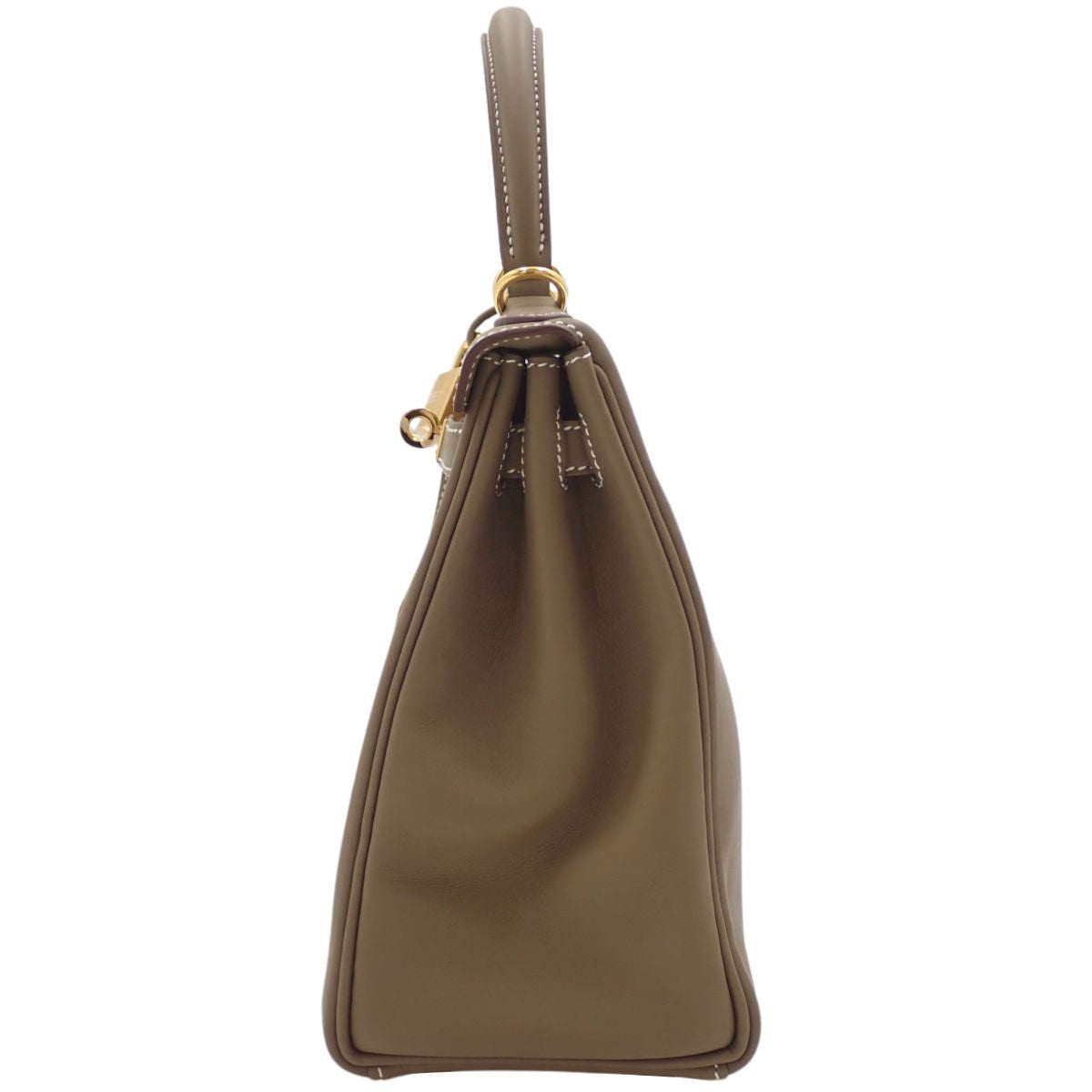 【未使用】ケリー25(内縫い) K刻印 スイフト エトープ/エトゥープ ゴールド金具