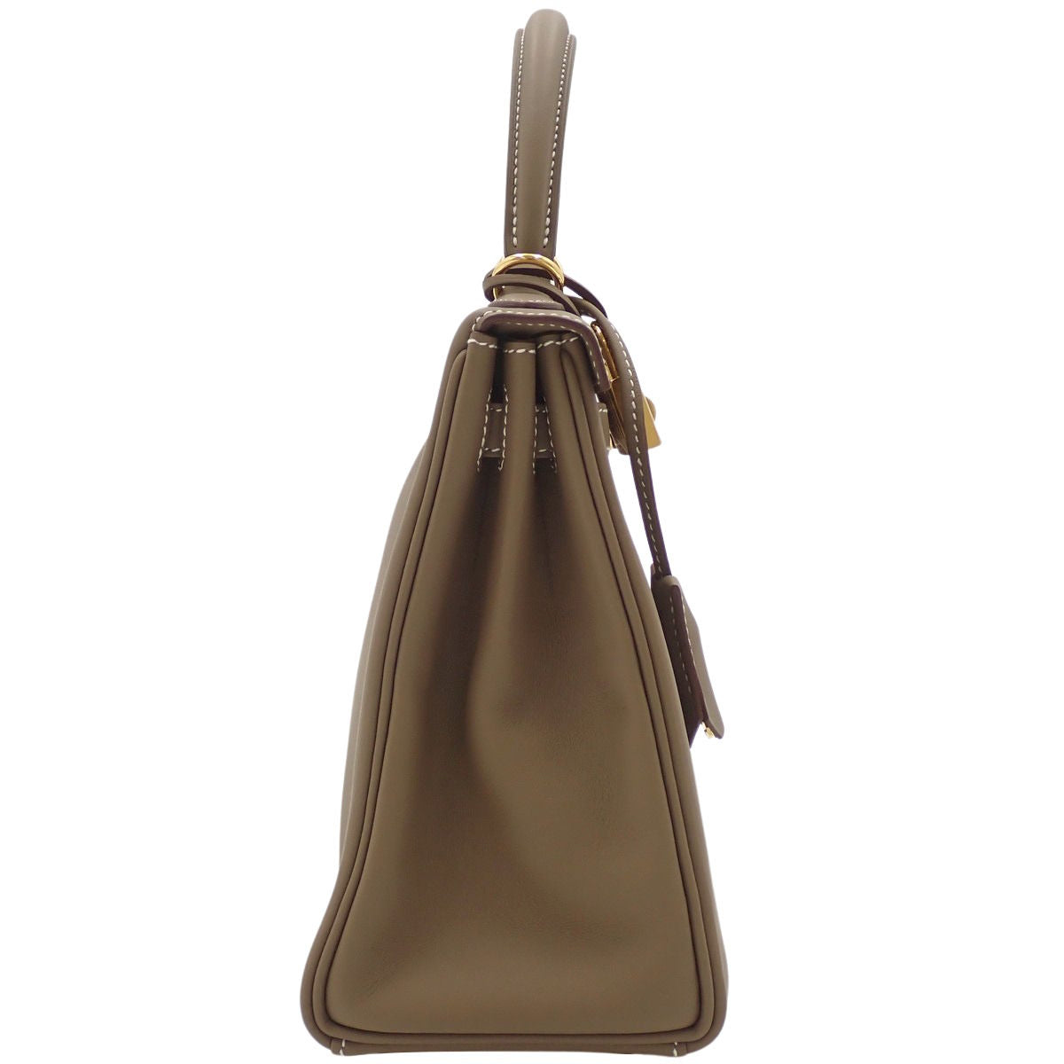 【未使用】ケリー25(内縫い) K刻印 スイフト エトープ/エトゥープ ゴールド金具