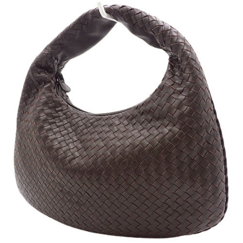 Intrecciato Hobo Bag, One Shoulder, Handbag, Leather