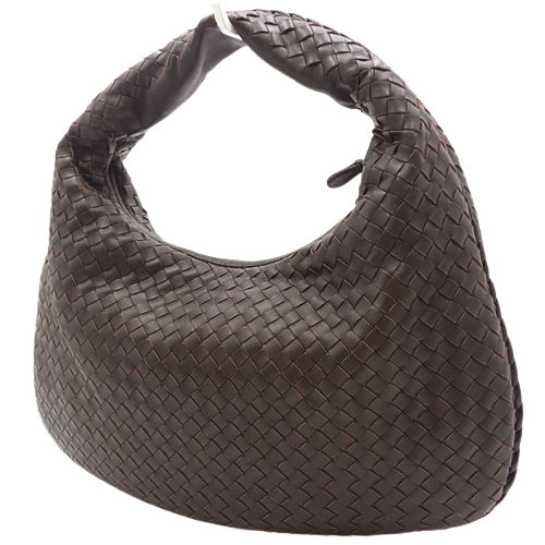 Intrecciato Hobo Bag, One Shoulder, Handbag, Leather