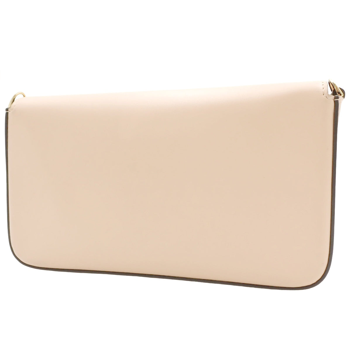 Chain shoulder bag in light rose leather, 8BS032 AAYZ F14N1