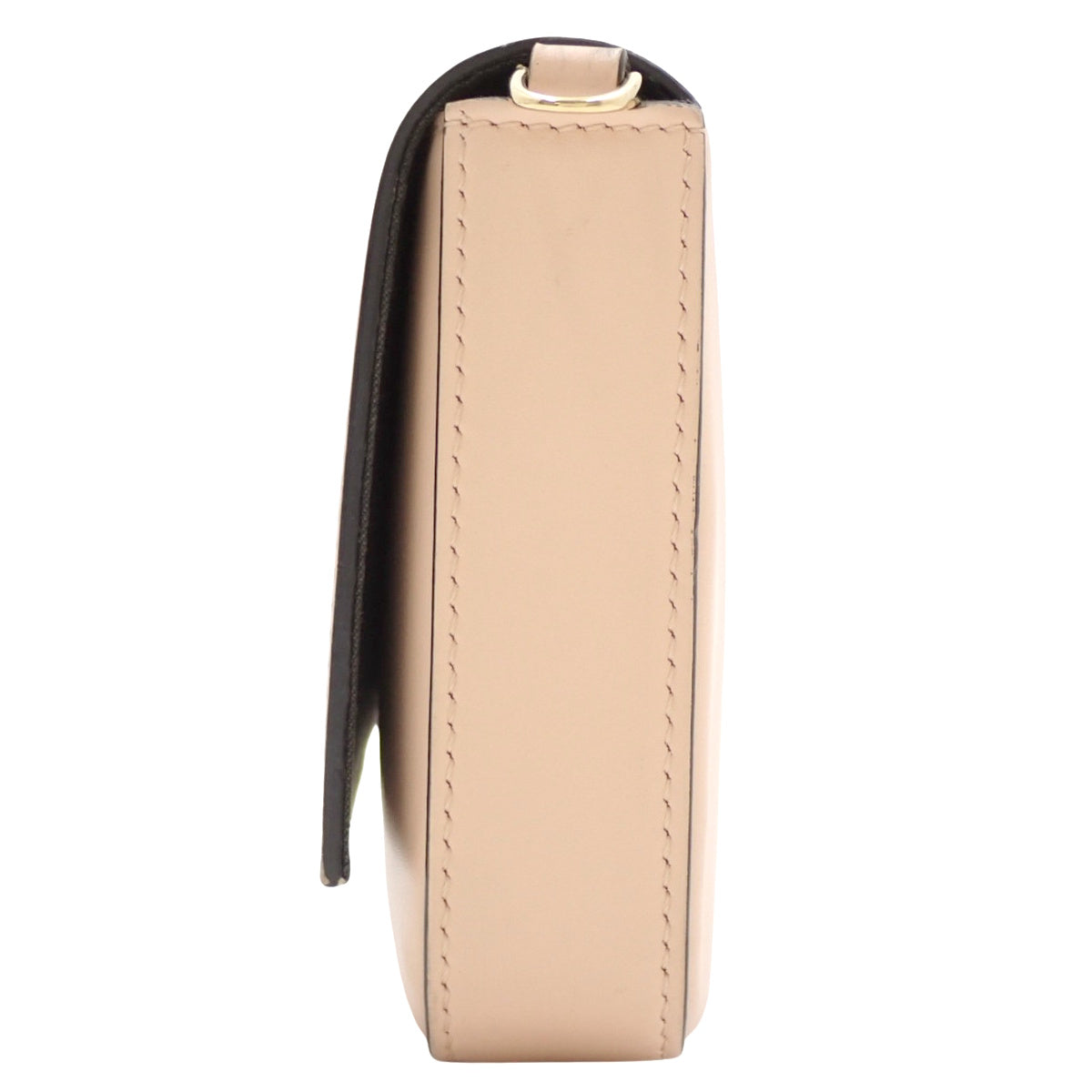 Chain shoulder bag in light rose leather, 8BS032 AAYZ F14N1