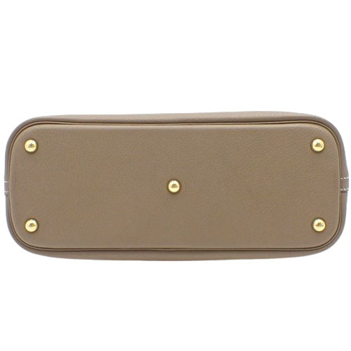 Bolide 31 2-Way Shoulder Bag in Taurillon Clemence Etoupe/Etoupe with Z Stamp