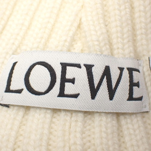 Loewe Beanie Knit Cap Logo Wool F540257X23