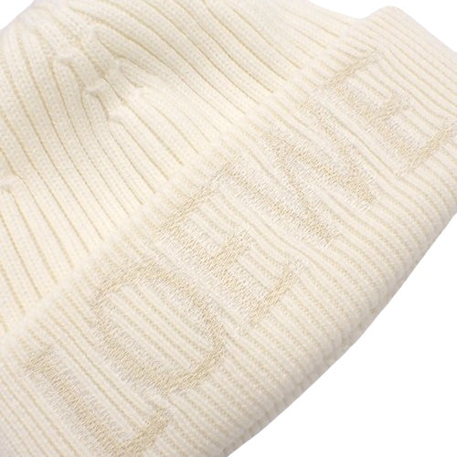 ロエベ ビーニー ニットキャップ ロゴ ウール F540257X23