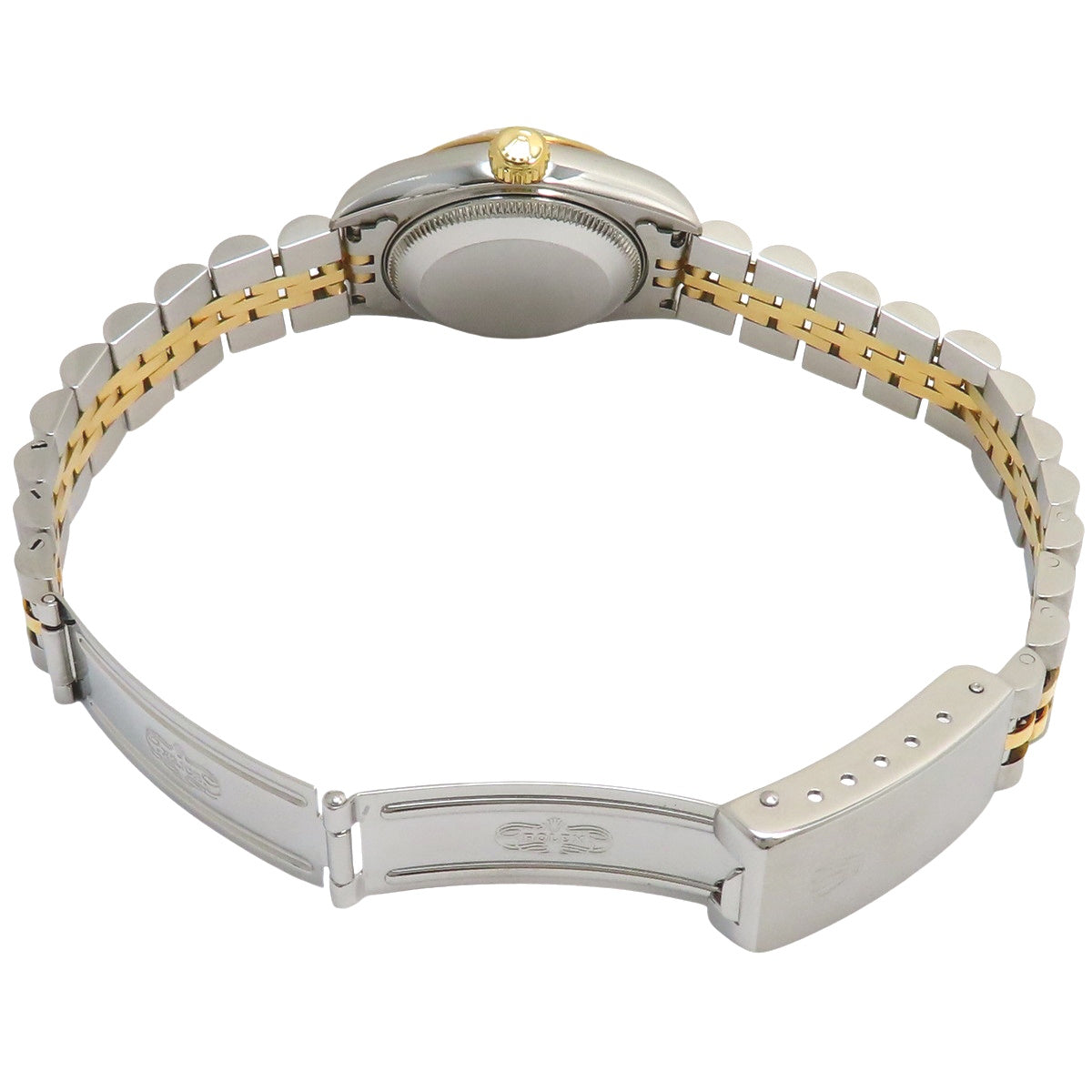 69173 Datejust YG/SS W serial number, automatic winding, purchased December 1995, champagne gold, gold.