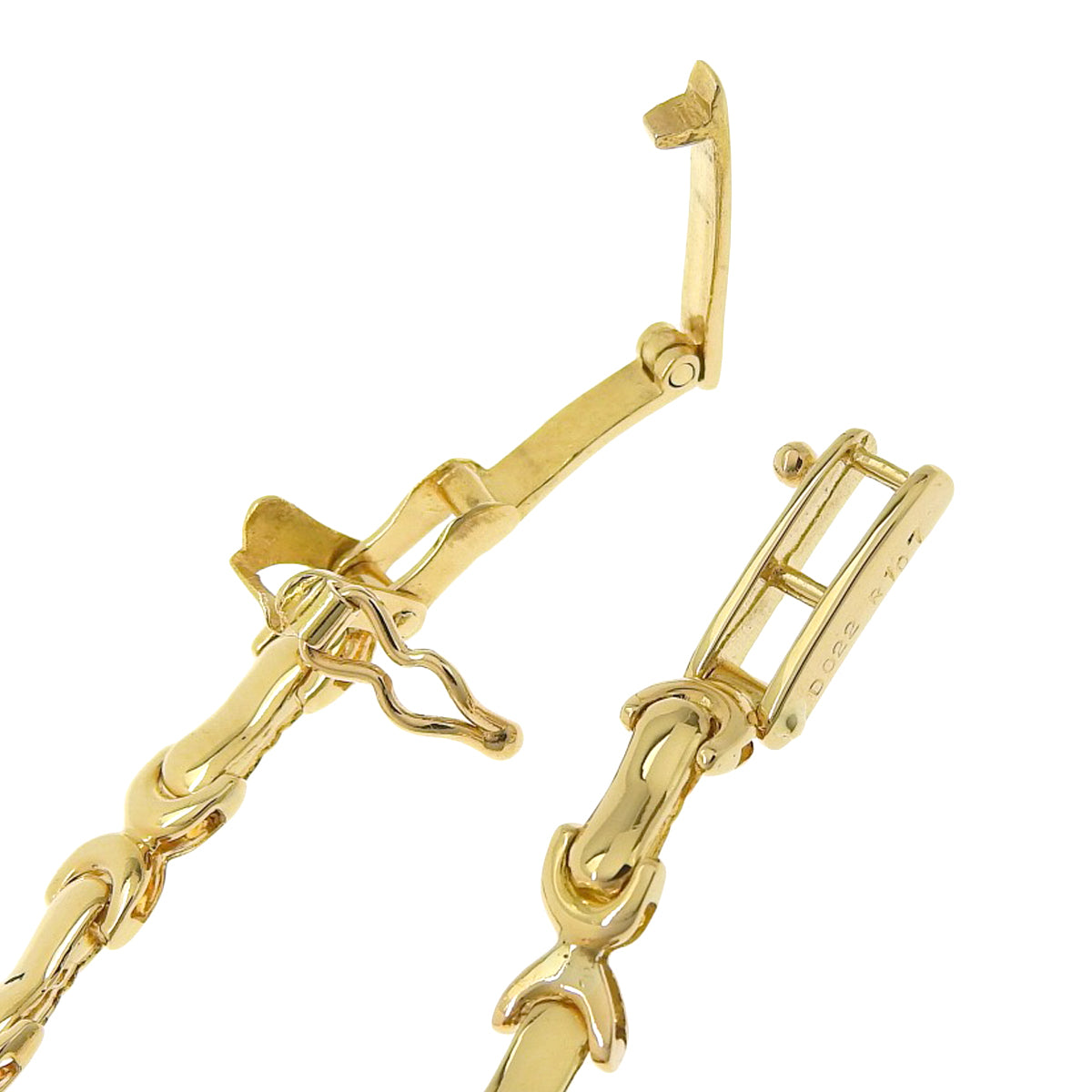 红宝石和钻石手链 R1.07/D0.22 K18 黄金 YG