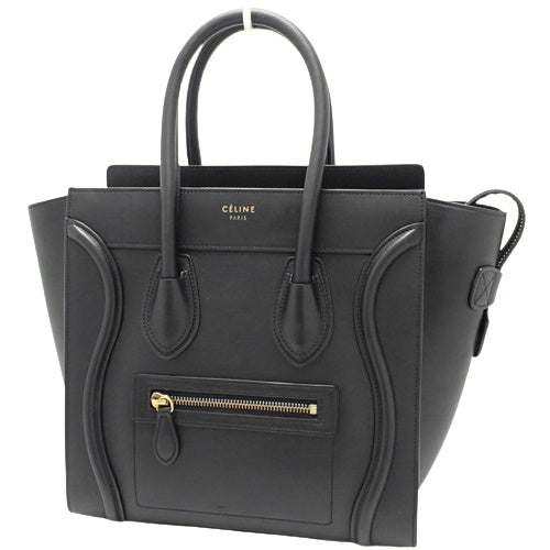 Luggage Micro Shopper Old Logo Leather